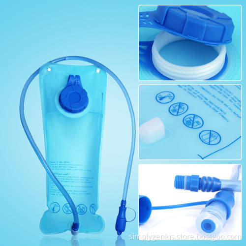 2L non toxic taste-free hydration pack bladder water bag with drinking Tube